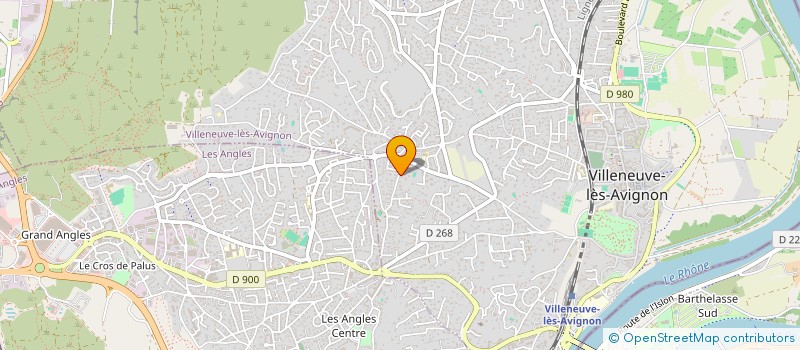 localisation de l'entreprise LAUJAMFRA  VILLENEUVE-LES-AVIGNON