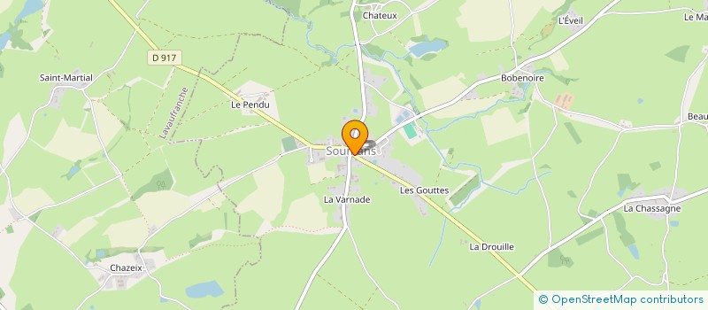 localisation de l'entreprise LAUJIN  SOUMANS