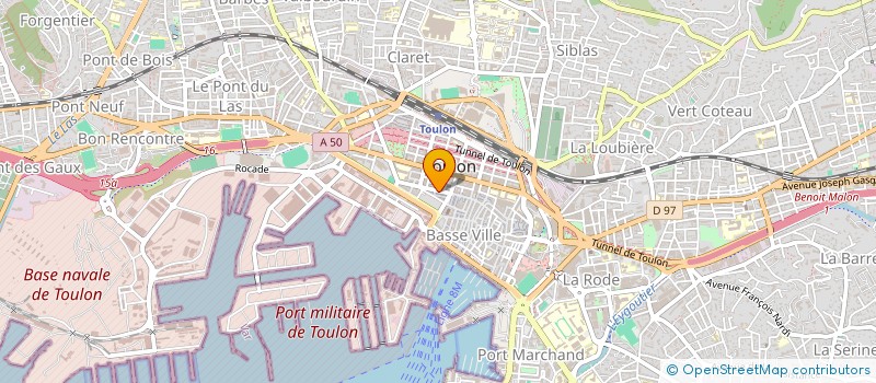 localisation de l'entreprise LAUJUA à TOULON