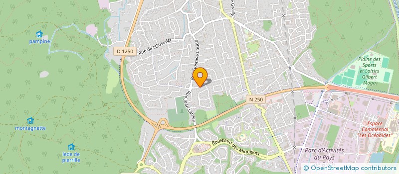 localisation de l'entreprise LAUKAKIM  GUJAN-MESTRAS