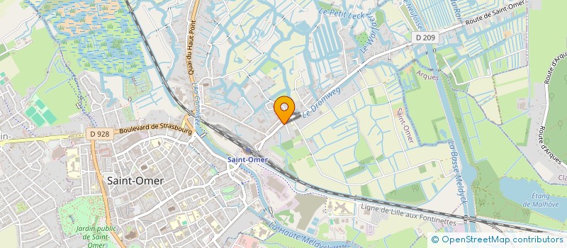 localisation de l'entreprise LAUKAR  SAINT-OMER