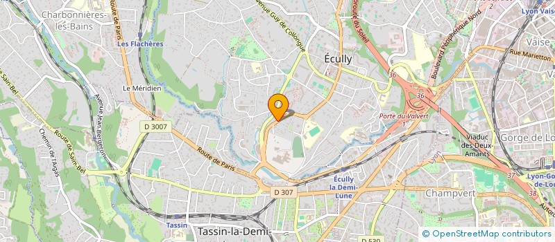 localisation de l'entreprise LAULA REVES  ECULLY