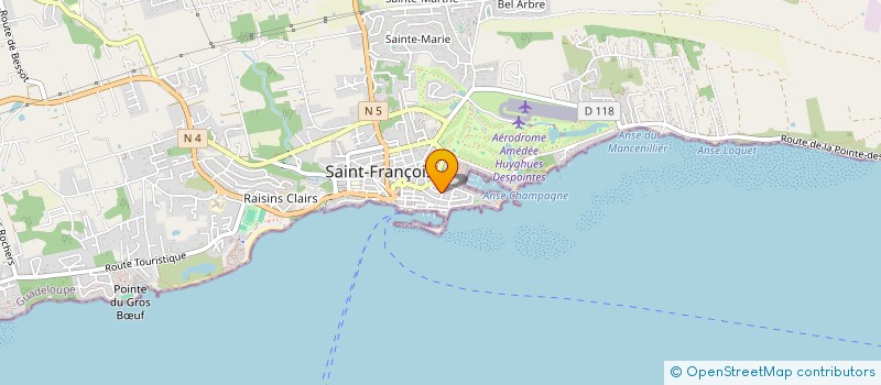 localisation de l'entreprise LAULE à SAINT-FRANCOIS