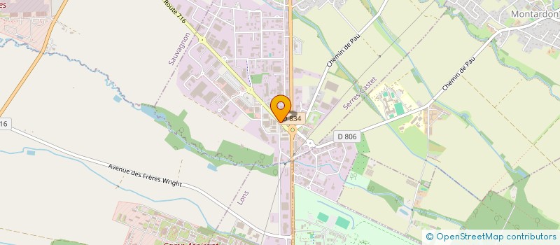 localisation de l'entreprise LAULHE  SERRES-CASTET