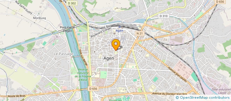 localisation de l'entreprise LAULHEN  AGEN