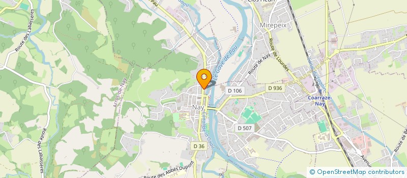 localisation de l'entreprise LAULHERE DISTRIBUTION  OLORON SAINTE MARIE