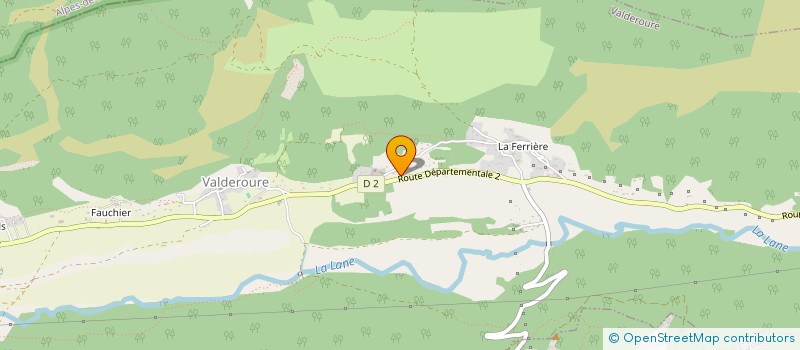 localisation de l'entreprise LAULI  VALDEROURE