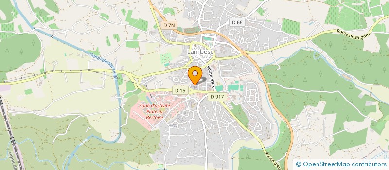 localisation de l'entreprise LAULI  LAMBESC