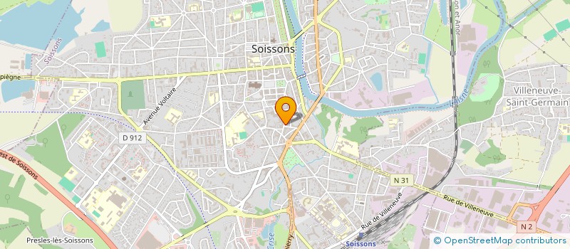 localisation de l'entreprise LAULIA à SOISSONS