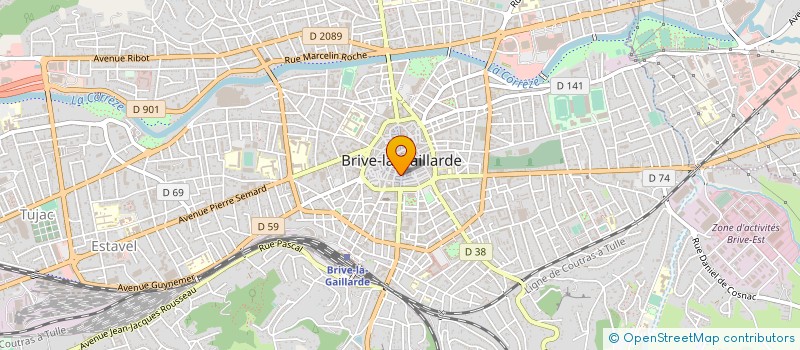 localisation de l'entreprise LAULIE  BRIVE-LA-GAILLARDE