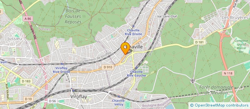 localisation de l'entreprise LAULIMA BIEN ETRE à CHAVILLE