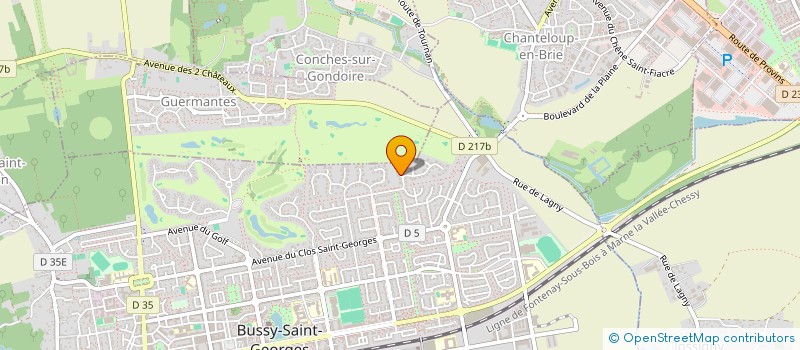 localisation de l'entreprise LAULINH  BUSSY-SAINT-GEORGES