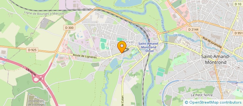 localisation de l'entreprise LAULIVE  ORVAL