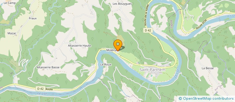 localisation de l'entreprise LAULON  SAINT-PARTHEM