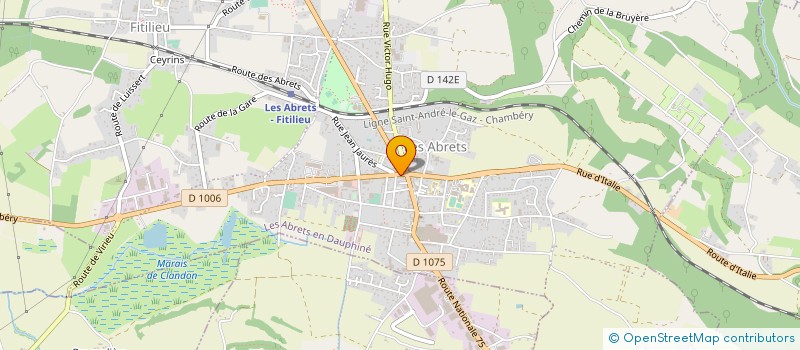 localisation de l'entreprise LAULOTTE  LES ABRETS-EN-DAUPHINE