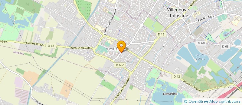 localisation de l'entreprise LAULU à FROUZINS