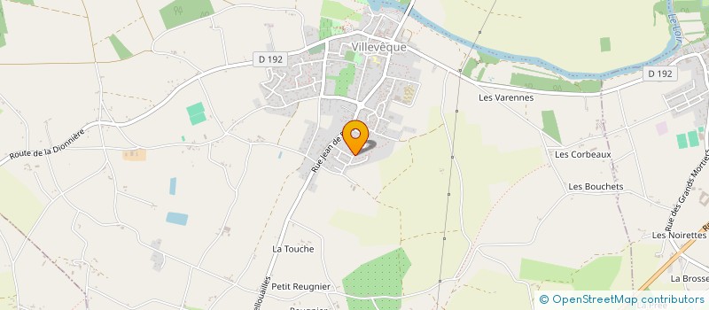 localisation de l'entreprise LAULU  LOIRE-AUTHION