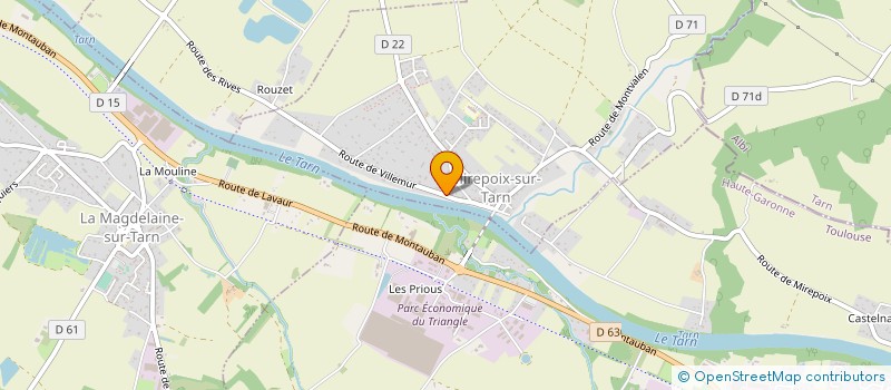 localisation de l'entreprise LAULUC à MIREPOIX-SUR-TARN