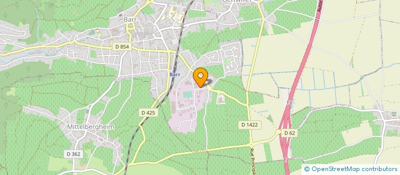 localisation de l'entreprise LAULY  BARR