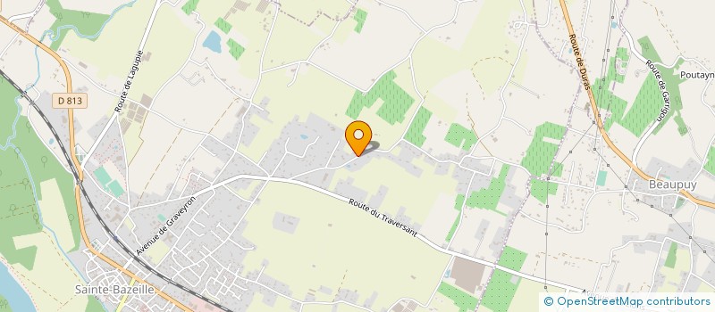 localisation de l'entreprise LAUMA à SAINTE-BAZEILLE