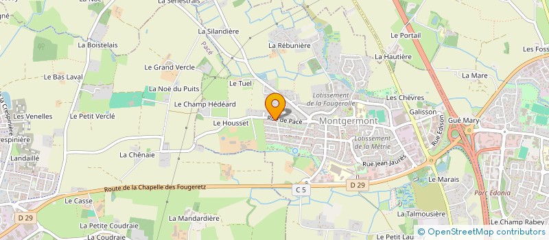 localisation de l'entreprise LAUMA HOME  MONTGERMONT