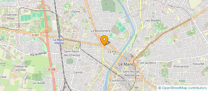 localisation de l'entreprise LAUMALU SARL à LE MANS