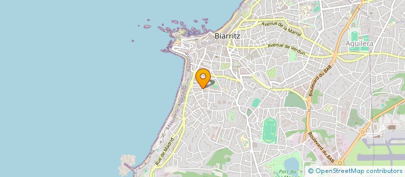 localisation de l'entreprise LAUMAR à BIARRITZ