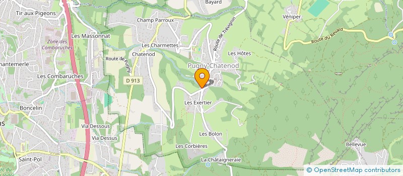 localisation de l'entreprise LAUMAR  PUGNY-CHATENOD