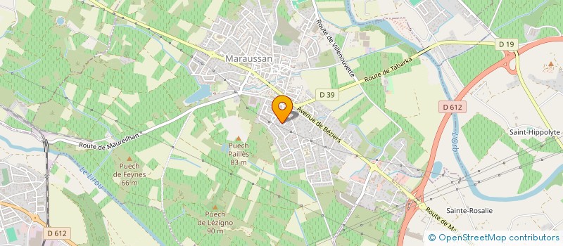 localisation de l'entreprise LAUMARDINE  MARAUSSAN