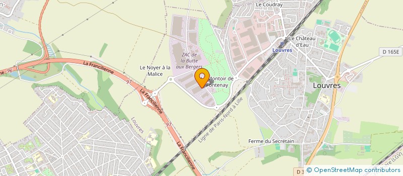 localisation de l'entreprise LAUMARI  LOUVRES