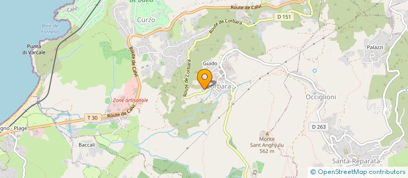 localisation de l'entreprise LAUMAT à CORBARA