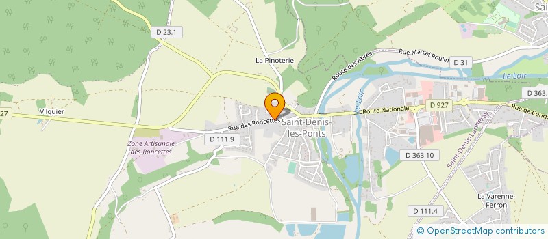 localisation de l'entreprise LAUMATALI à SAINT-DENIS-LANNERAY