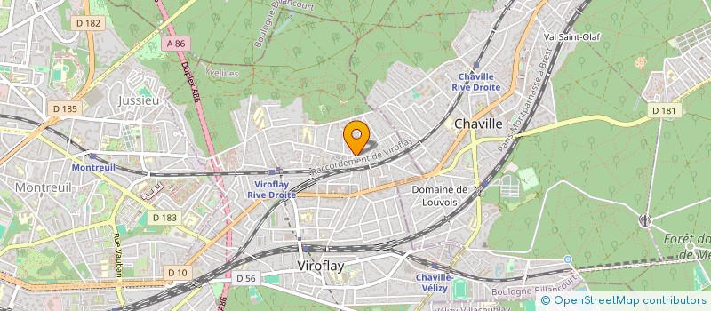 localisation de l'entreprise LAUMAUDU  VIROFLAY