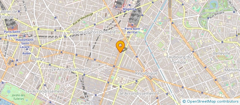 localisation de l'entreprise LAUME  PARIS