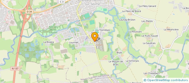 localisation de l'entreprise LAUMEADIS  NOYAL-CHATILLON-SUR-SEICHE