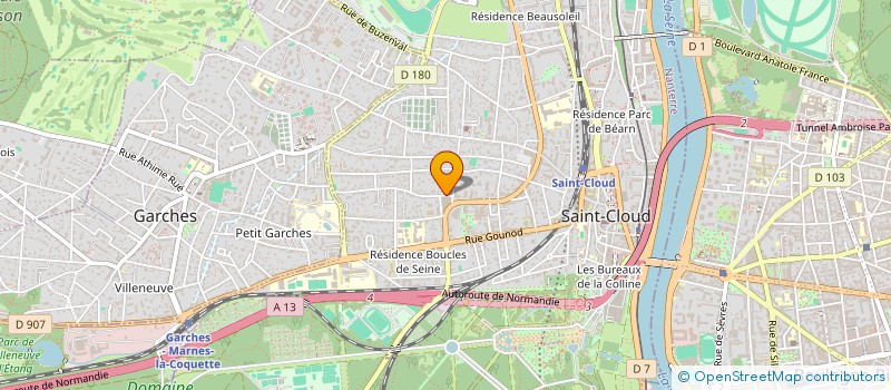 localisation de l'entreprise LAUMI 2 à SAINT-CLOUD