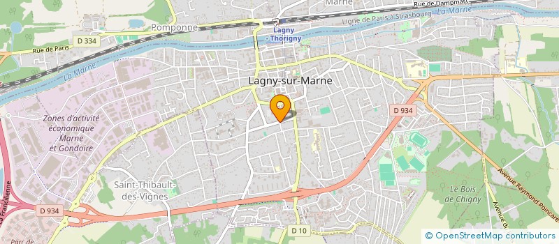 localisation de l'entreprise LAUMIERE à LAGNY-SUR-MARNE