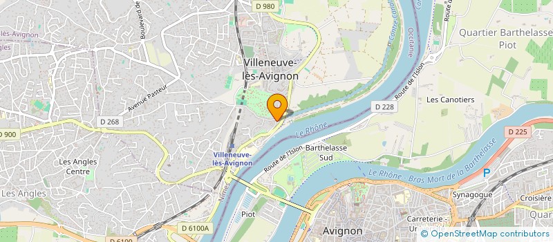 localisation de l'entreprise LAUMO  VILLENEUVE-LES-AVIGNON