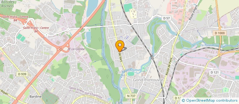 localisation de l'entreprise LAUMONDAIS MICHEL ET JACQUES  GOND-PONTOUVRE