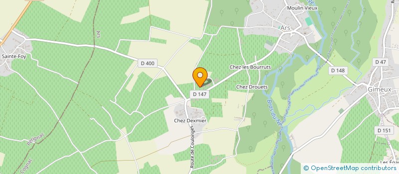 localisation de l'entreprise LAUMONT-MOINARD  ARS