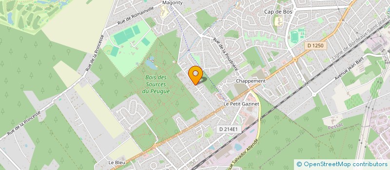 localisation de l'entreprise LAUNA  PESSAC