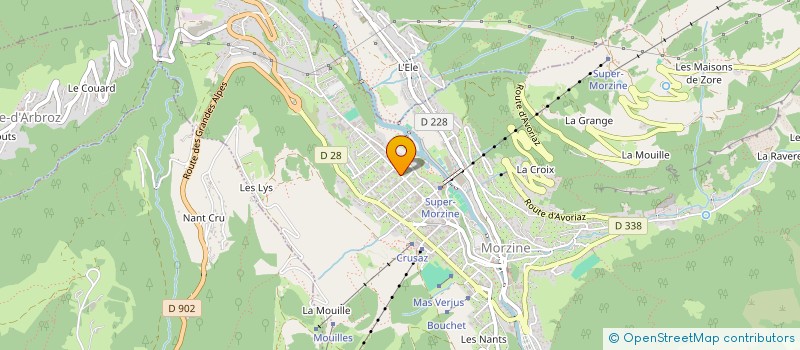 localisation de l'entreprise LAUNA à MORZINE