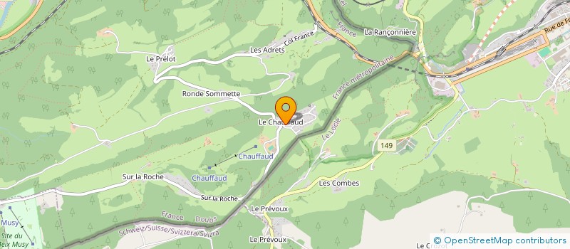 localisation de l'entreprise LAUNA  VILLERS-LE-LAC