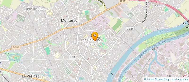 localisation de l'entreprise LAUNA CARS à CHATOU
