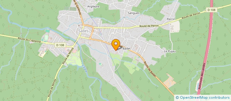 localisation de l'entreprise LAUNA IMMOBILIER  SALLES