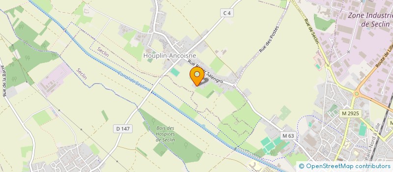 localisation de l'entreprise LAUNAD  HOUPLIN-ANCOISNE