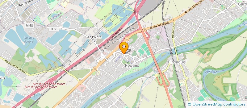 localisation de l'entreprise LAUNAGUET  ROQUES