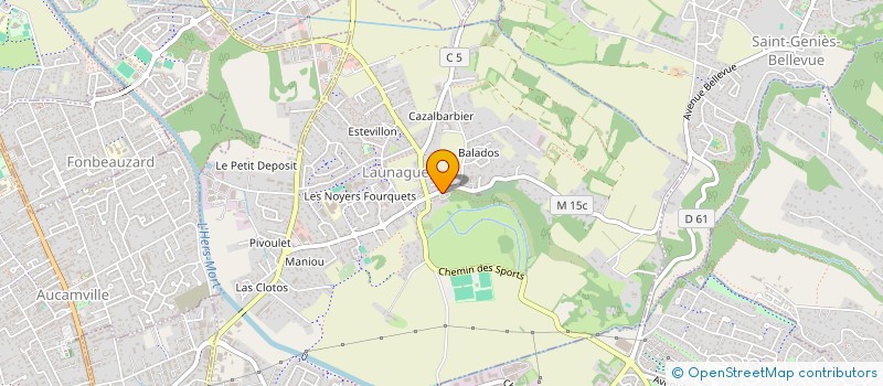 localisation de l'entreprise LAUNAGUET BASKET CLUB  LAUNAGUET