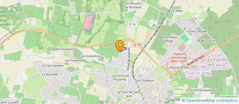 localisation de l'entreprise LAUNAY 411  CHINON