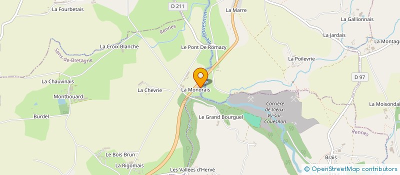 localisation de l'entreprise LAUNAY  VIEUX-VY-SUR-COUESNON